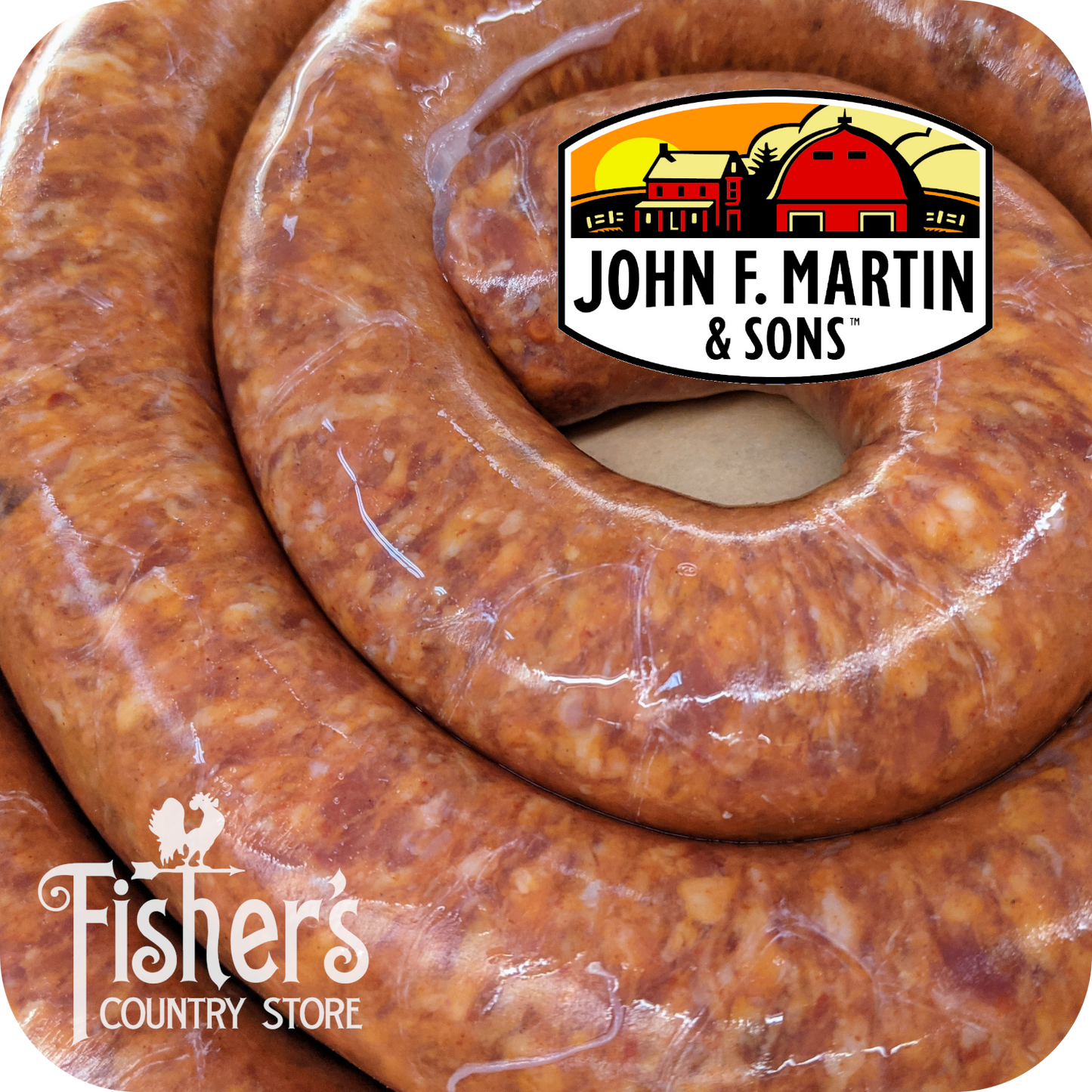 12 lb. Sausage, Fresh Italian Hot Rope Style