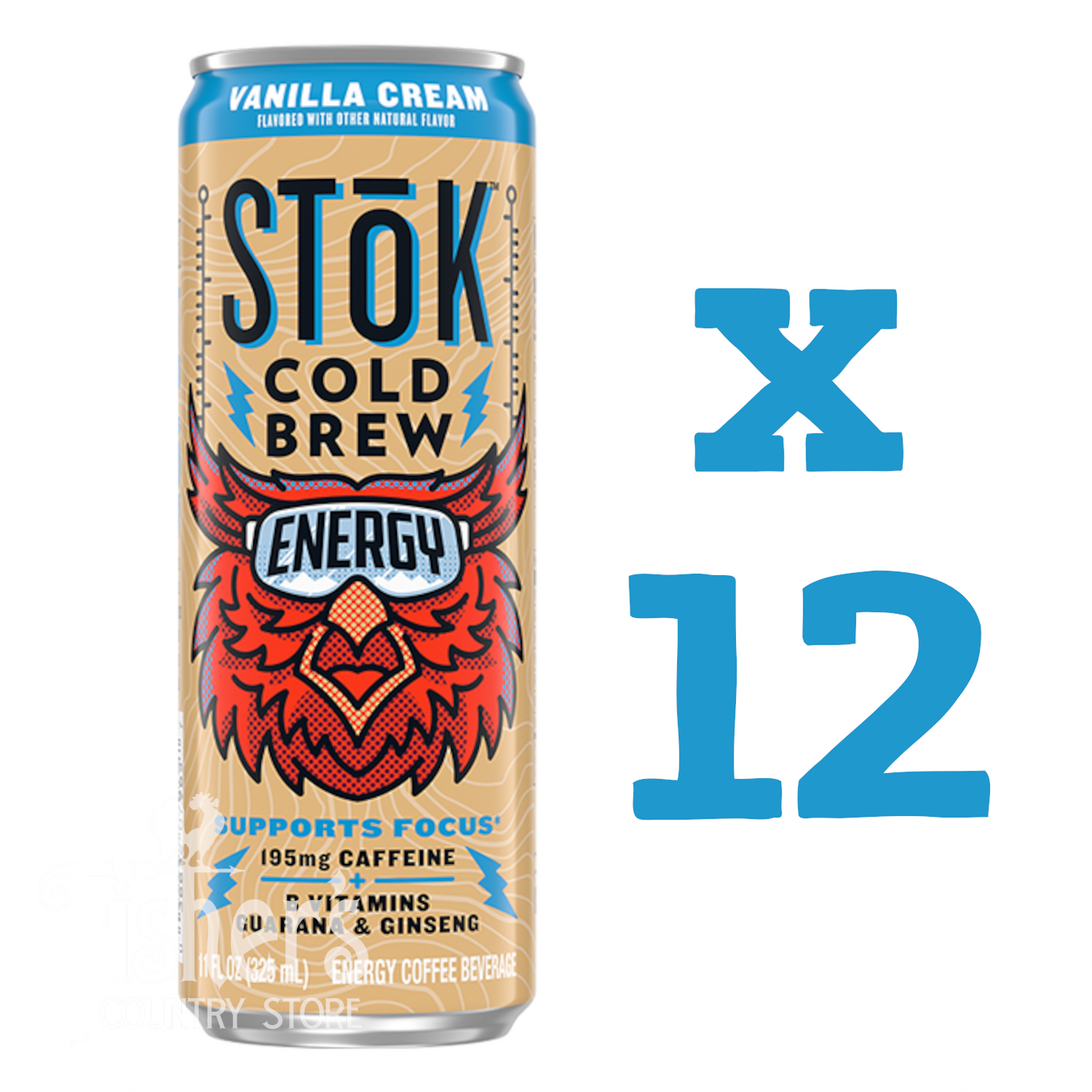 12/11 oz. Stok Cold Brew Energy Vanilla Cream