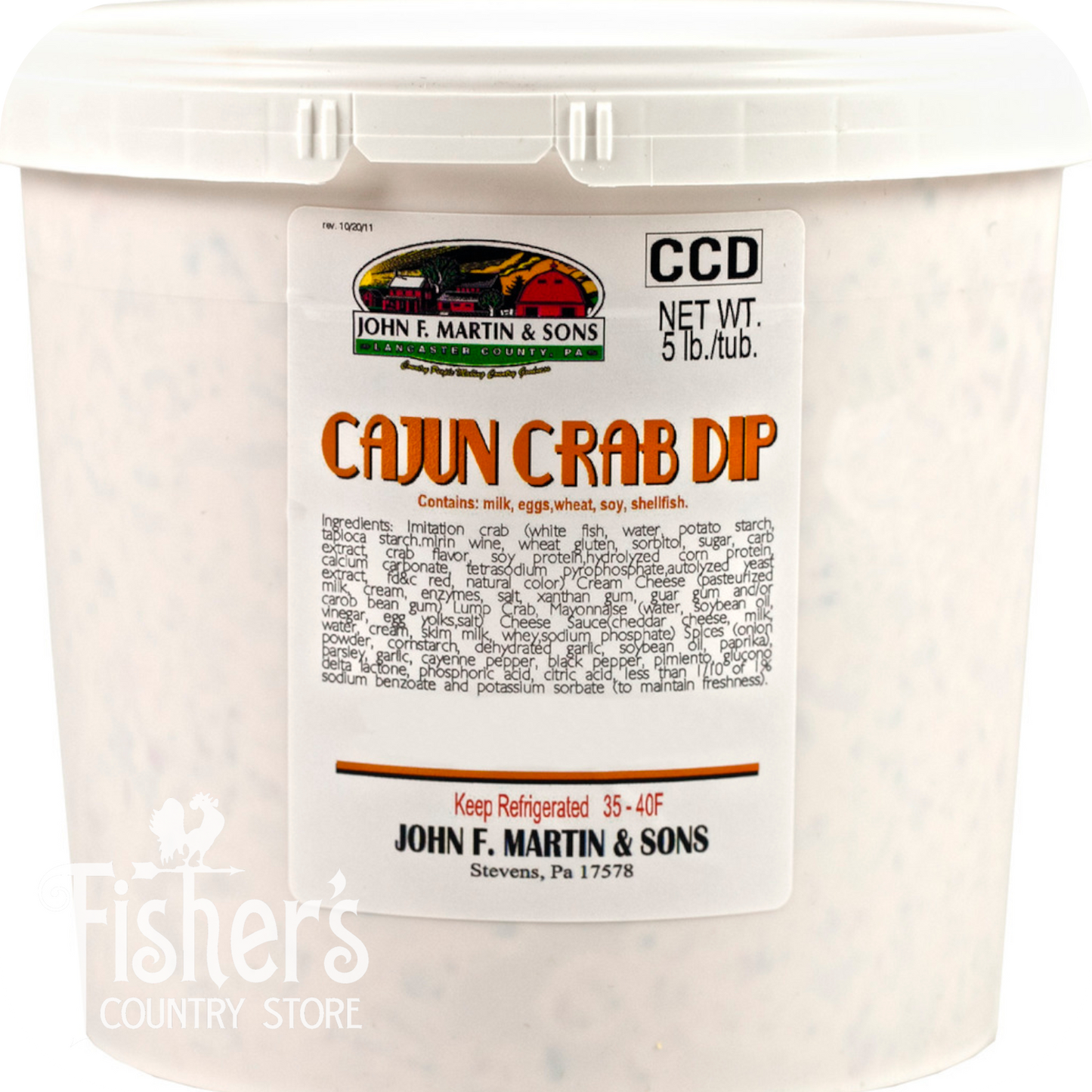 5 lb. JFM Cajun Crab Dip