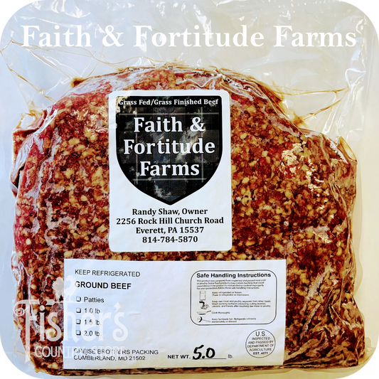 5 lb. Local Grass-fed Ground Beef