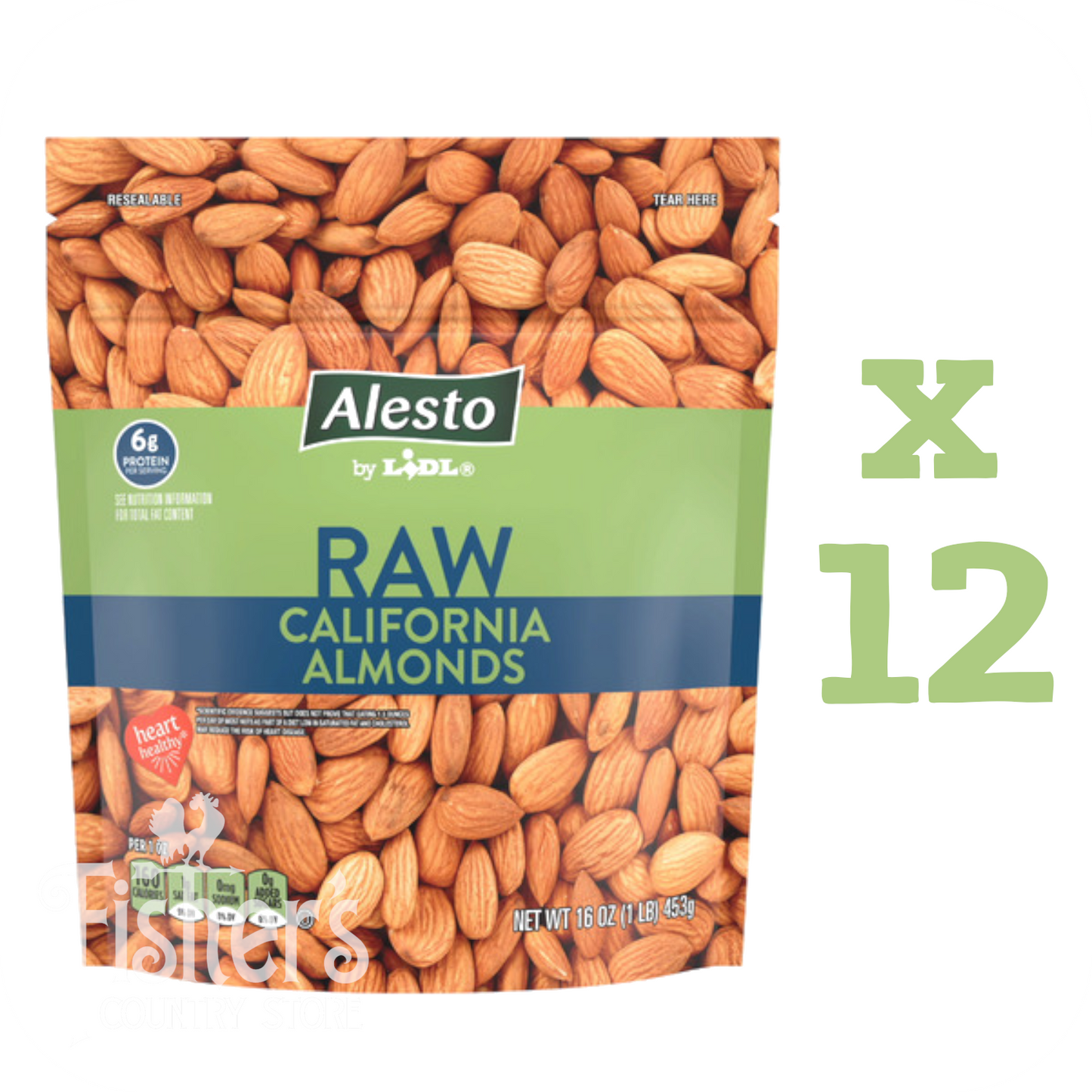 12/16 oz. Raw California Almonds