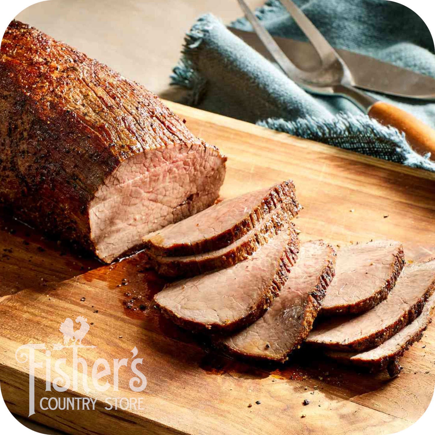 5-7 lb.* Fresh Beef Eye of Round, Whole USDA Choice $6.29 lb.