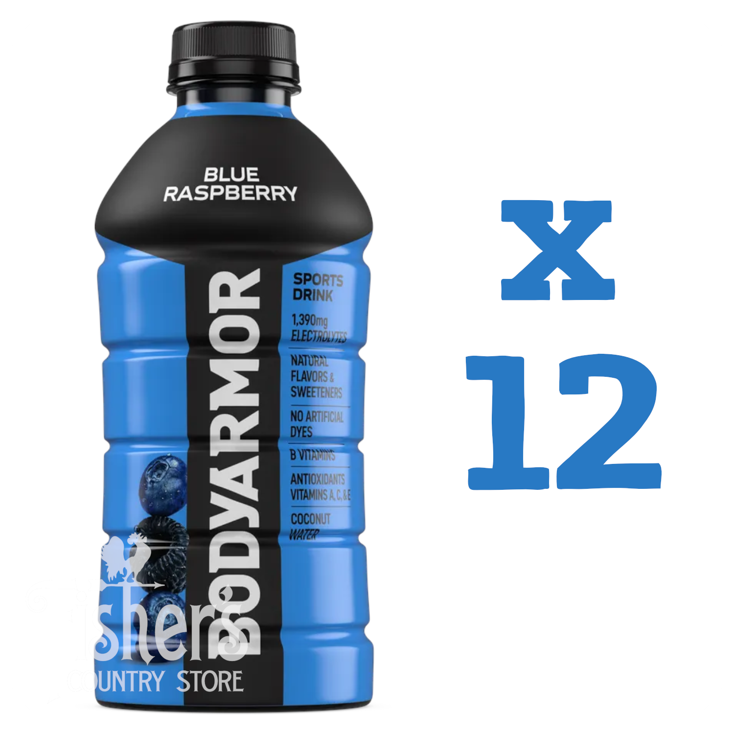 12/28 oz. Body Armor Blue Raspberry – Fisher's Country Store