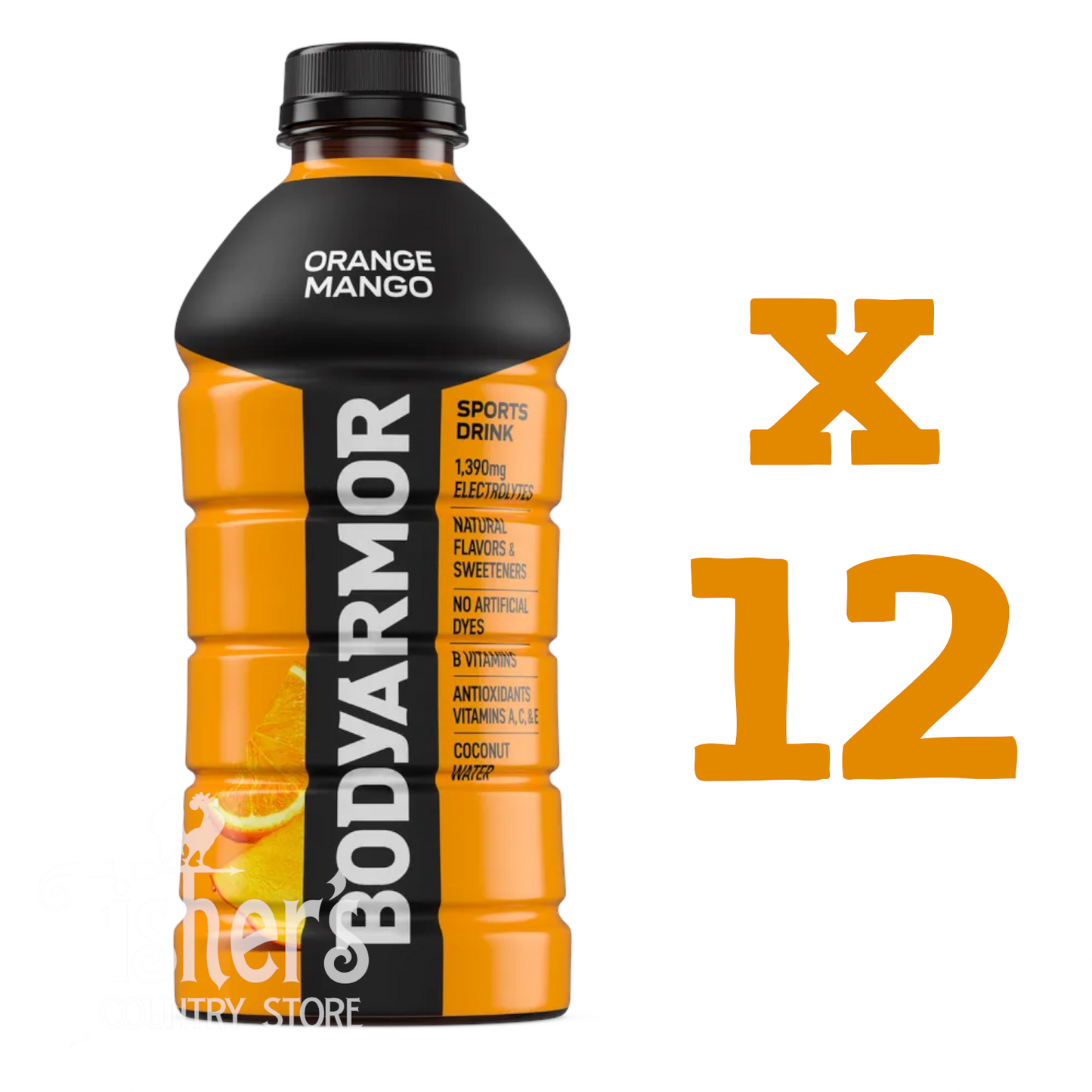 12/28 oz. Body Armor Orange Mango