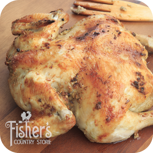 2.5-4.5 lb.* Local Whole Young Chicken, Pasture-raised, Organic Fed $4.99 lb.