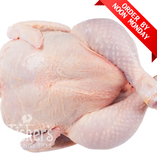 4-pk. Chicken, Whole Roasters $1.89/lb, 22 lb. Avg.