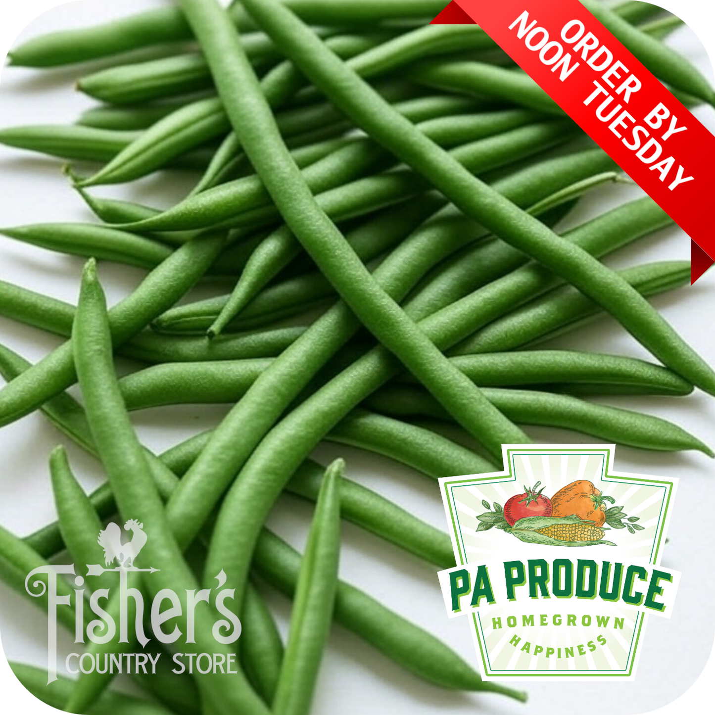1 Bushel Green Beans, Pennsylvania