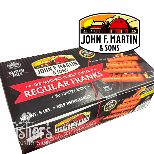5 lb. John F. Martin Regular Franks