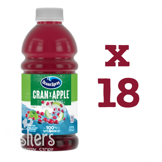 18/10 oz. Ocean Spray Cran-Apple Juice
