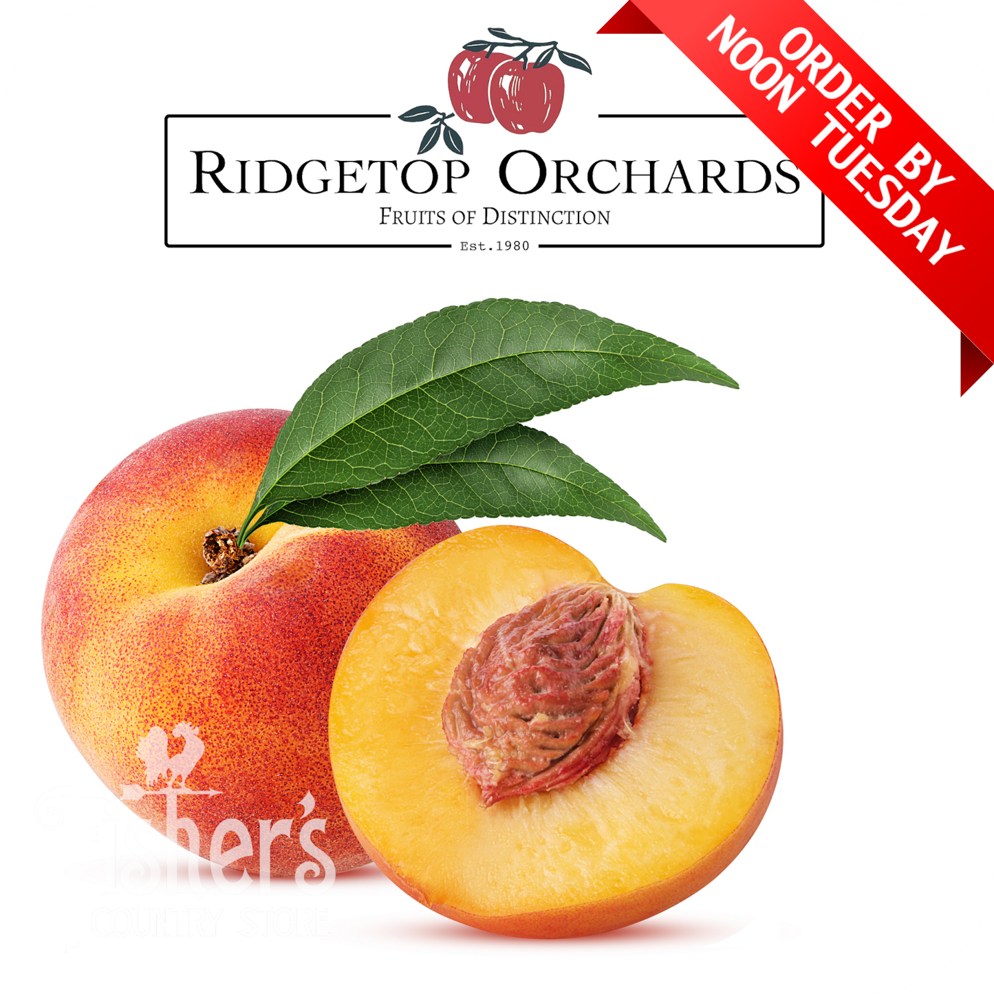 1/2 Bushel Peaches, Loring
