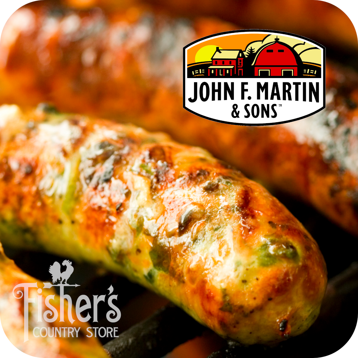 12 lb. Sausage, Fresh Chicken Spinach Feta Cheese Grillers