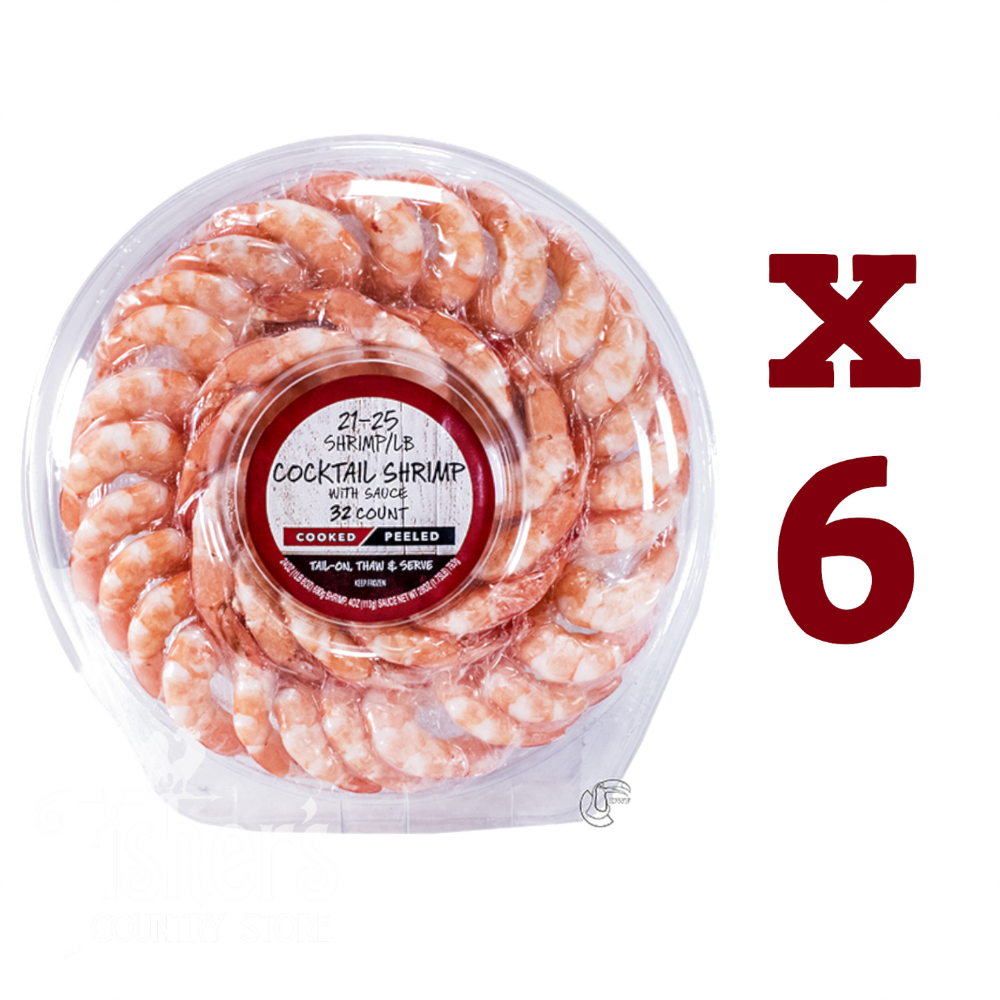 6/28 oz. Cocktail Shrimp Ring w/Sauce