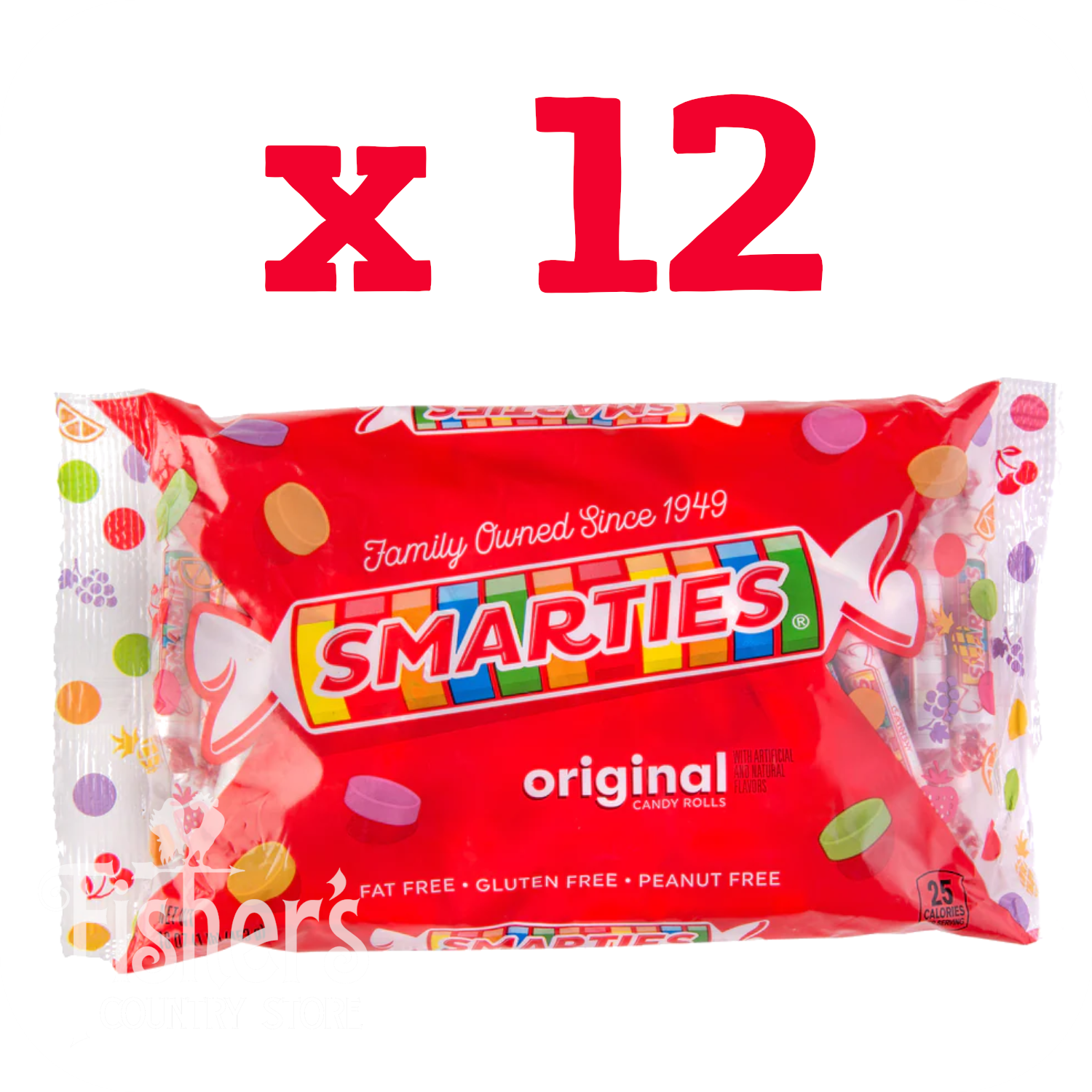 12/16 oz. Smarties Original Candy Rolls – Fisher's Country Store
