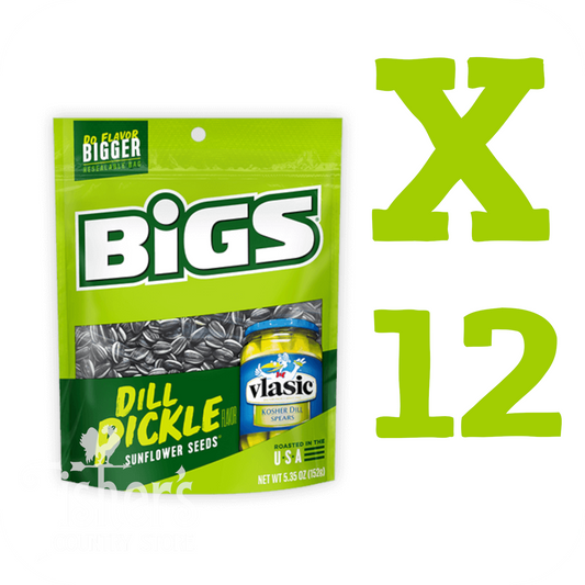 12/3.63 oz. Dill Pickle Seasoned Sunflower Seeds - HOT DEAL