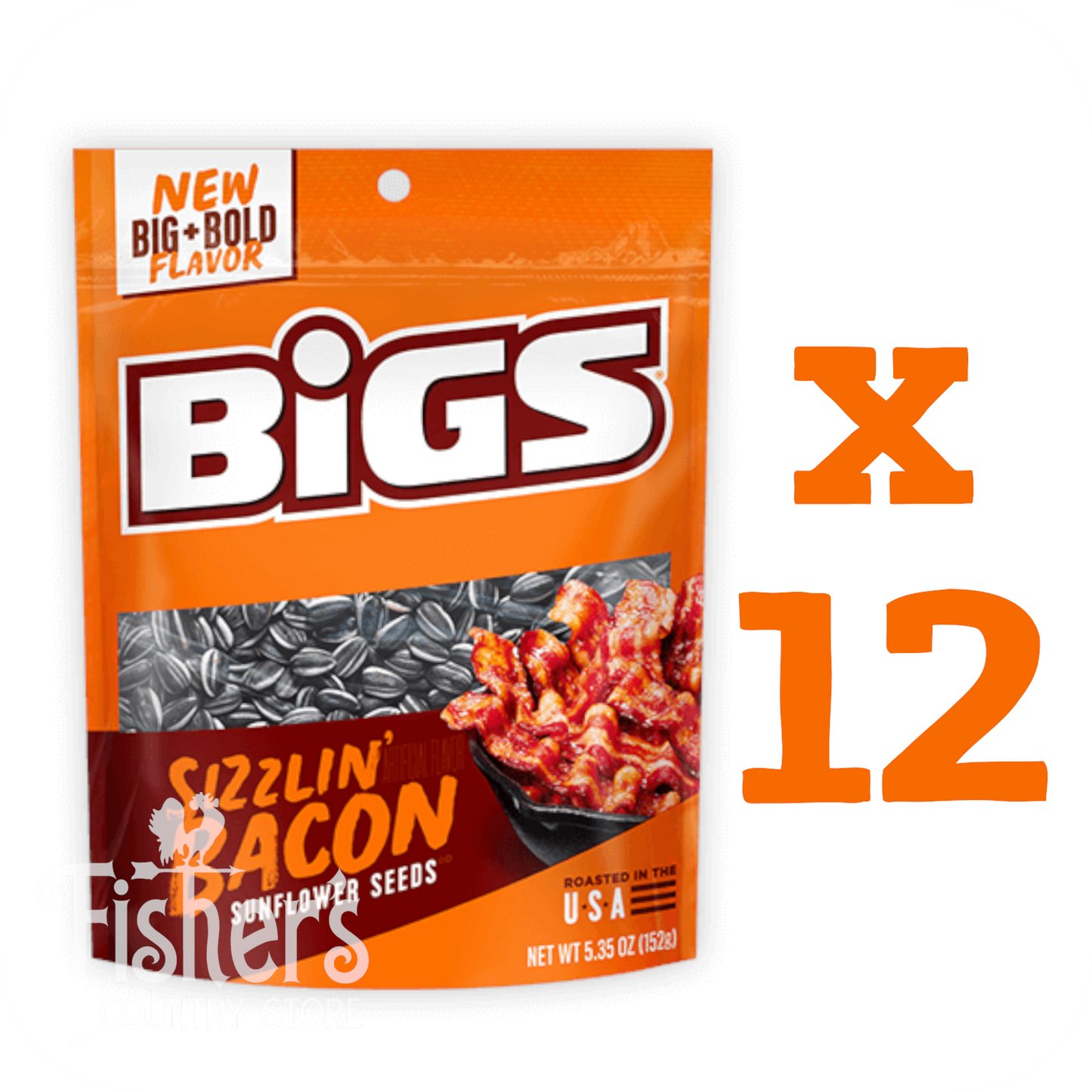 12/5.35 oz. Sizzlin' Bacon Sunflower Seeds - HOT DEAL (BB 9/25/24)