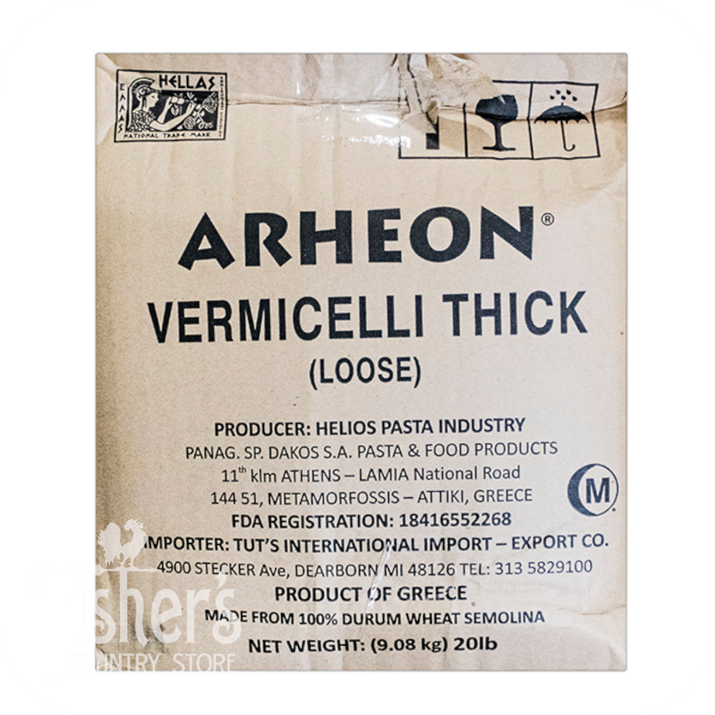 20 lb. Vermicelli Pasta Nests