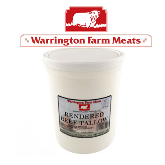 4 lb. Warrington Farm Rendered Beef Tallow