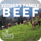 110-130 lb.* Yothers Family Local Beef Quarter - Cut, Wrapped, & Frozen $7.55/lb.