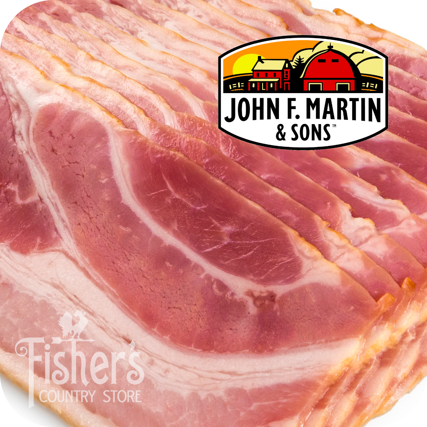 15 lb. John F. Martin Sliced Bacon